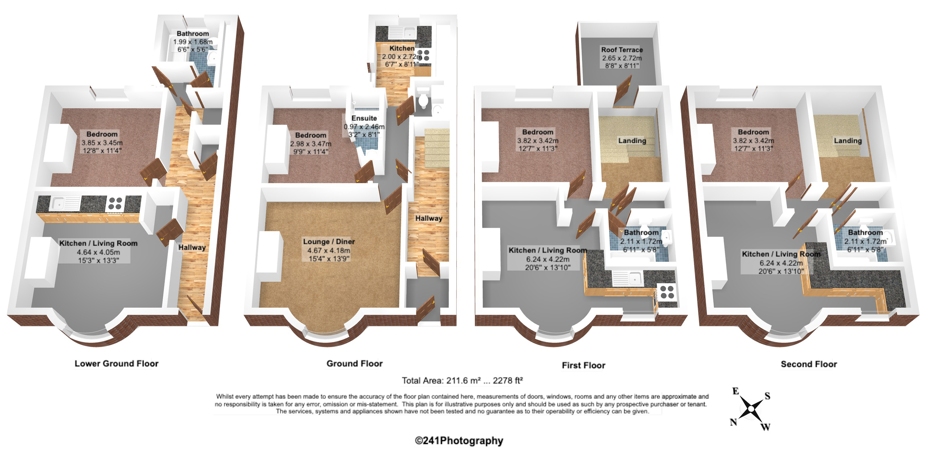 3D property floorplan Plymouth by 241Photography